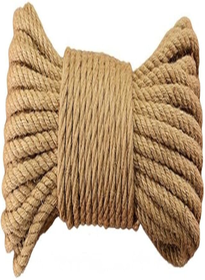 EvZ Natural Jute Twine Durable Industrial Packing Materials Heavy Duty Natural Brown Twine Jute Rope/string 39ft/12m for Arts, Crafts & Gardening Applications